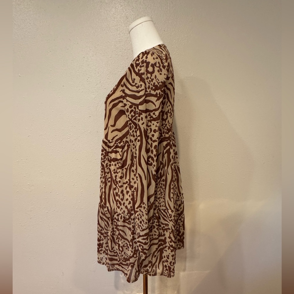 AFRM Animal Print Mini Dress - Picture 4 of 6